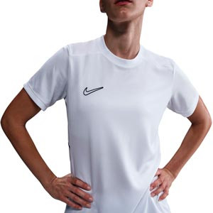 Camiseta Nike mujer Dri-Fit Academy 25 - Camiseta de mujer para entrenamiento de fútbol Nike - blanca