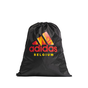 Gymbag adidas Bélgica - Mochila de cuerdas adidas de la selección Belga - negra