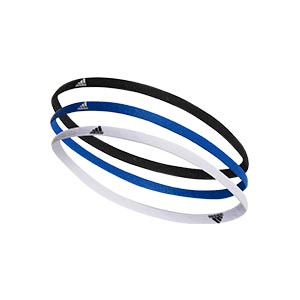 Pack cintas de pelo adidas 3 unidades - Pack de tres cintas para el pelo elásticas adidas - blanca, azul, negra