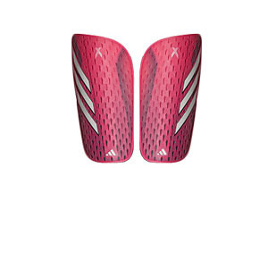 adidas X Pro - Espinilleras de fútbol adidas con mallas de sujeción - rosas