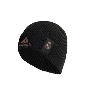 Gorro adidas Real Madrid niño Woolie - Gorro de invierno infantil adidas del Real Madrid CF - negro
