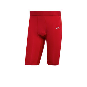 Mallas cortas adidas hombre Techfit - Mallas cortas compresivas adidas Techfit para hombre - rojas