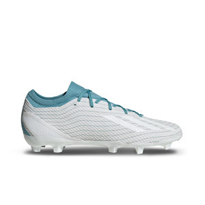 adidas X Speedportal.3 FG - Botas de fútbol adidas FG para césped natural o artificial de última generación - blancas, azules