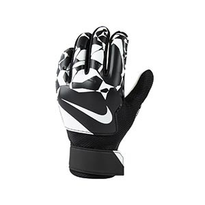 Nike GK Match Jr - Guantes de portero infantiles Nike corte flat - negros