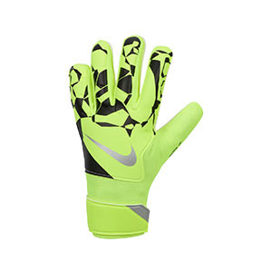 Nike GK Match Jr - Guantes de portero infantiles Nike corte flat - verde flúor