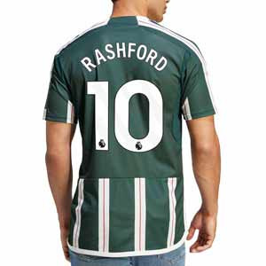 Camiseta adidas 2a United Rashford 2023 2024 - Camiseta adidas 2a United Rashford 2023 2024 - Verde oscuro, blanco 