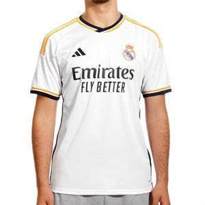 Camiseta adidas Real Madrid 2023 2024 - Camiseta primera equipación adidas Real Madrid 2023 2024 - blanca