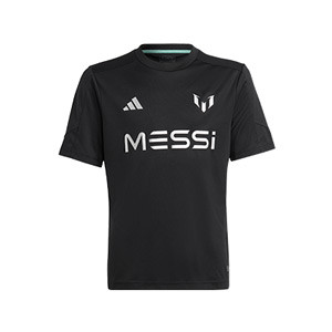 Camiseta adidas Messi niño - Camiseta de manga corta de entrenamiento infantil adidas de Lionel Messi - negra