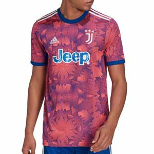 Camiseta adidas 3a Juventus 2022 2023 - Camiseta tercera equipación adidas de la Juventus 2022 2023 - rosa, azul
