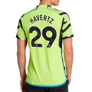 Camiseta adidas 2a Arsenal Havertz 2023 2024 - Camiseta segunda equipación adidas del Arsenal de Kay Havertz 2023 2024 - amarilla
