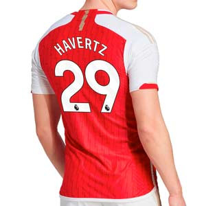 Camiseta adidas Arsenal Havertz 2023 2024 authentic - Camiseta primera equipación adidas auténtica de Kai Havertz del Arsenal FC 2023 2024 - roja