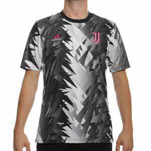 Camiseta adidas Juventus pre-match - Camiseta de calentamiento pre-partido adidas de la Juventus - negra, blanca