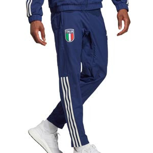 Pantalón adidas Italia Presentación - Pantalón de paseo adidas de la selección italiana - azul marino