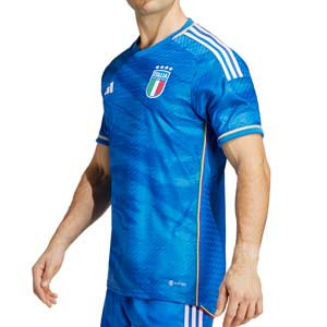 Camiseta adidas Italia 2023 authentic - Camiseta primera equipación auténtica adidas Italia 2023 2024 authentic - azul
