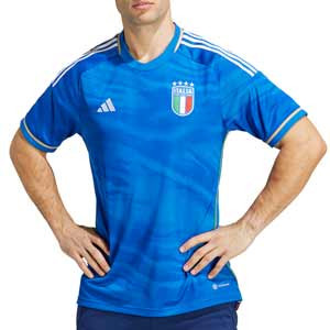 Camiseta adidas Italia 2023 - Camiseta primera equipación adidas de la selección italiana 2023 - azul