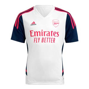 Camiseta adidas Arsenal entrenamiento niño - Camiseta de entrenamiento infantil adidas del Arsenal FC - blanca