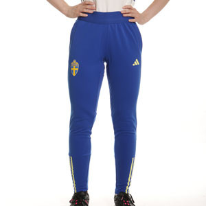 Pantalón adidas Suecia mujer entrenamiento - Pantalón largo de entrenamiento mujer adidas de Suecia - azul