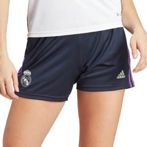 Short adidas Real Madrid entrenamiento mujer - Pantalón corto entrenamiento de mujer adidas del Real Madrid CF - azul marino