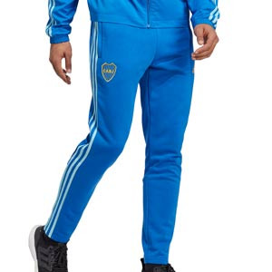 Pantalón adidas Boca Juniors DNA - Pantalón largo de paseo de algodón adidas del Boca Juniors - azul