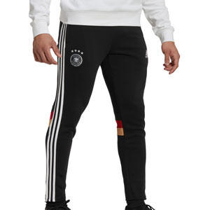 Pantalón adidas Alemania Icon - Pantalón largo de algodón adidas de la selección alemana - negro
