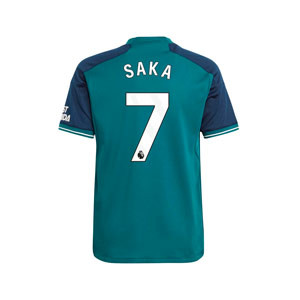 Camiseta adidas 3a Arsenal niño Saka 2023 2024 - Camiseta tercera infantil adidas del Arsenal Saka 2023 2024 - verde