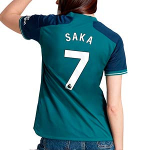 Camiseta adidas 3a Arsenal mujer Saka 2023 2024