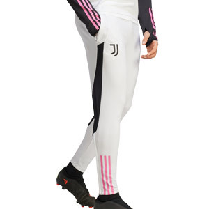 Pantalón adidas Juventus entrenamiento - Pantalón largo de entrenamiento adidas de la Juventus FC - blanco