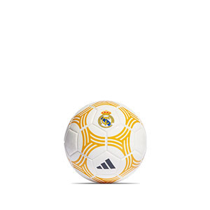 Balón adidas Real Madrid talla mini - Balón de fútbol adidas del Real Madrid CF en talla mini - blanco