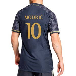 Camisetas adidas 2a Real Madrid Modric 2023 2024 authentic - Camiseta segunda equipación auténtica adidas de Luka Modric del Real Madrid CF 2023 2024 - azul marino