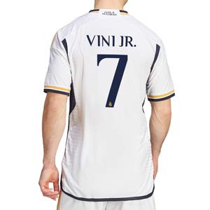 Camiseta adidas Real Madrid Vini Jr 2023 2024 authentic - Camiseta primera equipación auténtica adidas de Vinicius Jr del Real Madrid CF 2023 2024 - blanca