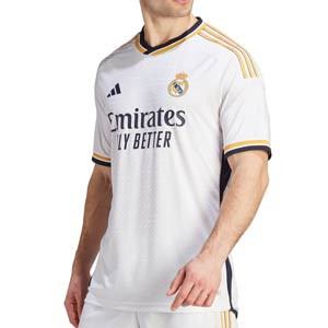 Camiseta adidas Real Madrid 2023 2024 authentic - Camiseta auténtica primera equipación adidas Real Madrid CF 2023 2024 - blanca