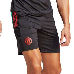 Short adidas United entrenamiento - Pantalón corto de entrenamiento adidas del Manchester United 2023 2024 - negro