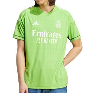 Camiseta adidas Real Madrid portero 2023 2024 - Camiseta portero manga larga adidas del Real Madrid 2023 2024 - verde