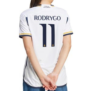 Camiseta adidas Real Madrid mujer Rodrygo 23-24 authentic