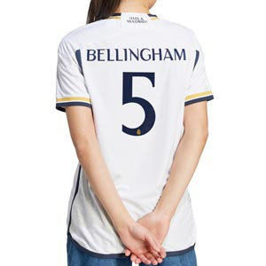 Camiseta adidas Real Madrid mujer Bellingham 23-24 authentic