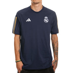 Camiseta adidas Real Madrid - Camiseta de entrenamiento adidas del Real Madrid CF - azul marino