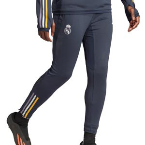 Pantalón adidas Real Madrid entrenamiento - Pantalón largo entrenamiento de mujer para jugadoras adidas del Real Madrid CF - azul marino