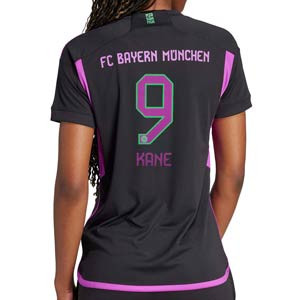 Camiseta adidas 2a Bayern Kane mujer 2023 2024 - Camiseta segunda equipación adidas de mujer del Bayern de Múnich de Harry Kane 2023 2024 - blanca
