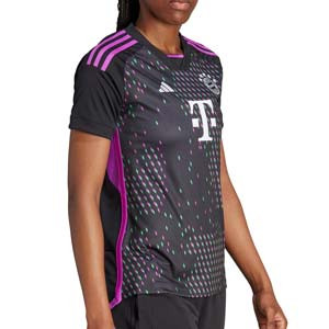 Camiseta adidas 2a Bayern mujer 2023 2024 - Camiseta segunda equipación adidas del Bayern de Múnich 2023 2024 - negra