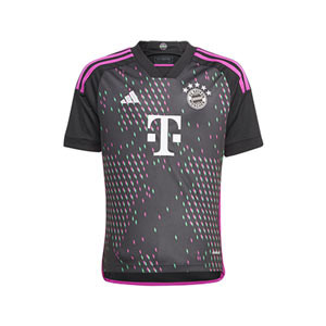 Camiseta adidas 2a Bayern niño 2023 2024 - Camiseta segunda equipación infantil adidas del Bayern de Múnich 2023 2024 - negra
