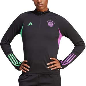 Sudadera adidas Bayern entrenamiento mujer - Sudadera de entrenamiento para mujer adidas del Bayern de Múnich - negra