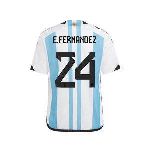 Camiseta adidas Argentina niño 3 estrellas E. Fernández