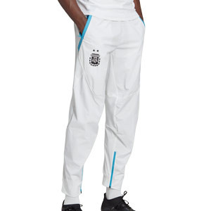 Pantalón adidas Argentina Designed 4 Game Day - Pantalón largo de paseo adidas de la selección argentina - blanco