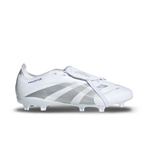 adidas Predator League FT FG/MG - Botas de fútbol con lengüeta adidas FG/MG para césped artificial - blancas
