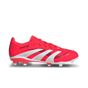 adidas Predator League FG/MG J - Botas de fútbol infantiles adidas FG/MG para césped artificial - rojas