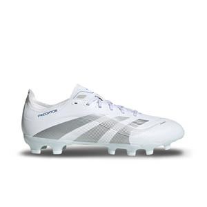 adidas Predator League MG - Botas de fútbol adidas MG para césped natural o artificial - blancas