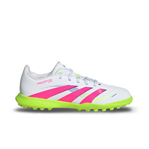 adidas Predator League TF J - Zapatillas de fútbol multitaco infantiles adidas TF suela turf - blancas