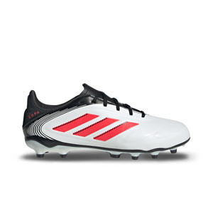 adidas Copa Pure 3 League FG/MG J - Botas de fútbol infantiles adidas FG/MG para césped artificial - blancas