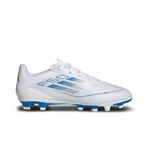 adidas F50 Club FG/MG - Botas de fútbol adidas FG/MG para césped artificial - blancas