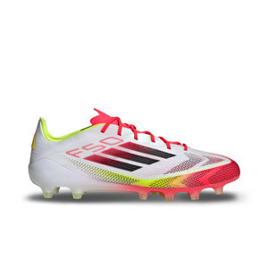 adidas F50 Elite AG - Botas de fútbol adidas AG para césped artificial - blancas